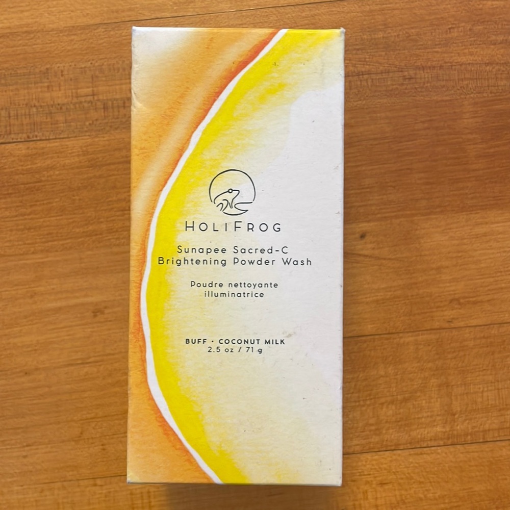 HoliFrog Sunapee Sacred-C Brightening Powder Wash NIB